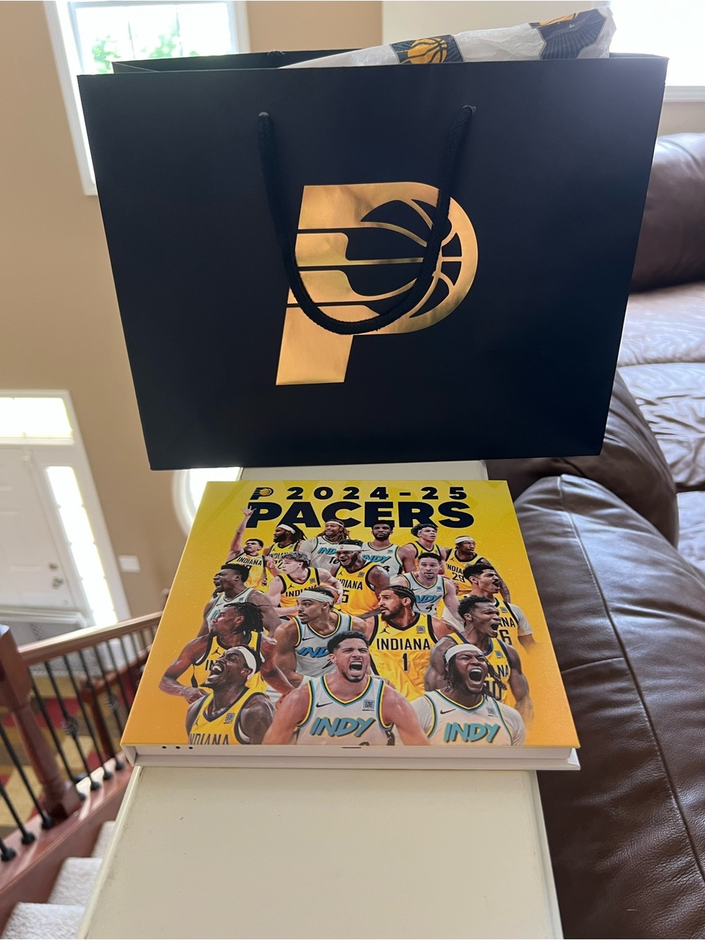 Indiana Pacers 2024-25 Video Yearbook with USB cord to recharge. Collectors Item